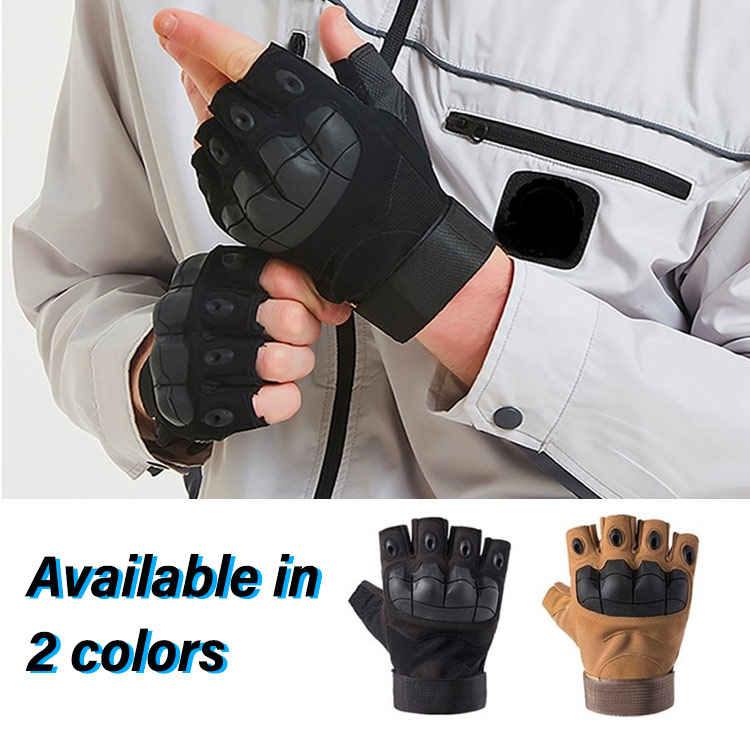 Tactical Half Finger Gloves for Motorbike Motorcycle Cycling Climbing Hiking Hunting Gloves